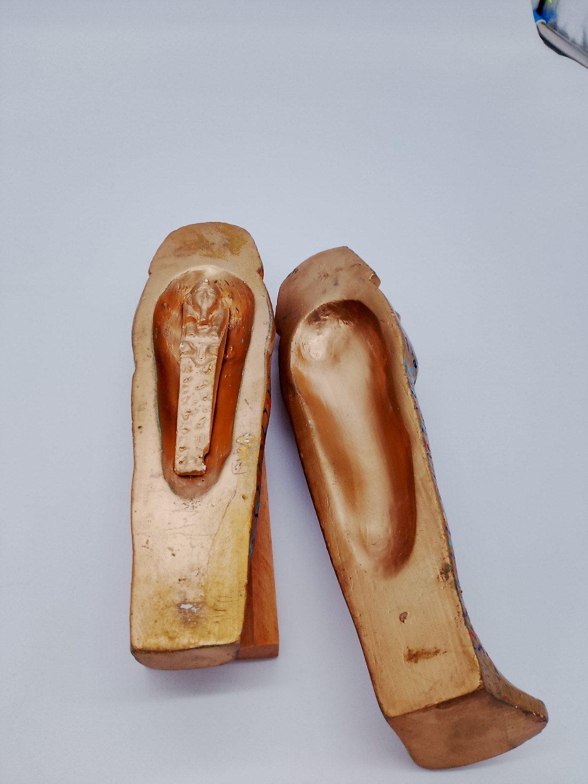 Beautiful Handpainted Miniture Replica of King Tut Mummy. Made In Egypt 9.5