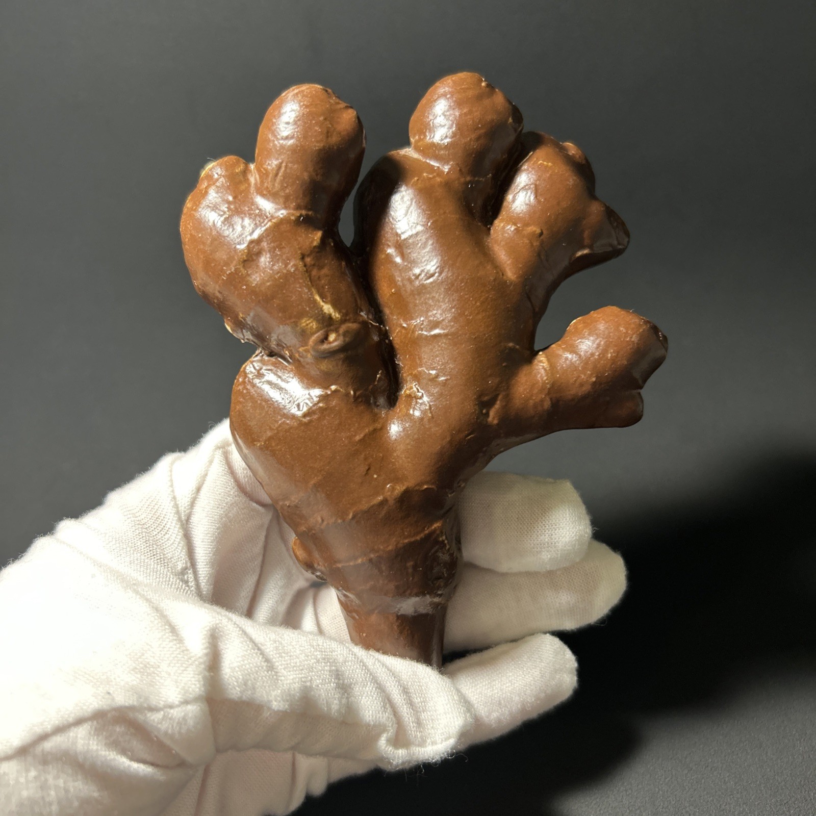 Handmade Ceramic Ginger Sculpture Designer Art Collectible & Gift