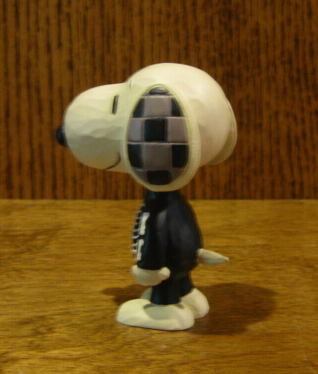 Jim Shore PEANUTS Miniature #6010320 SNOOPY SKELETON, NIB From Retail Store 3+”