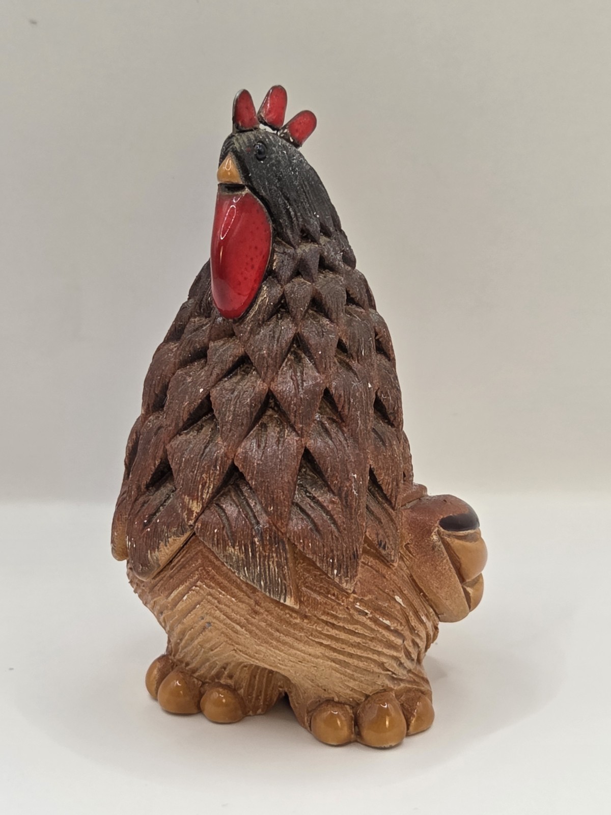 Artesania Rinconada Sunrise Rooster Figurine Retired Handmade Ceramic 3.75” Tall