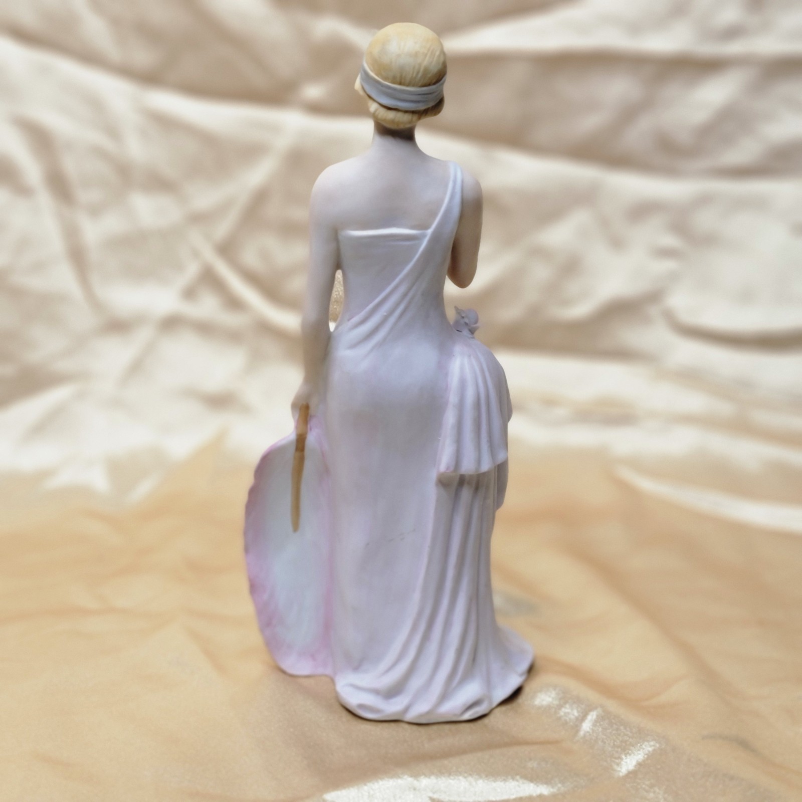 Vintage Liberty Figurine – Bisque Porcelain Lady – 1900s Era