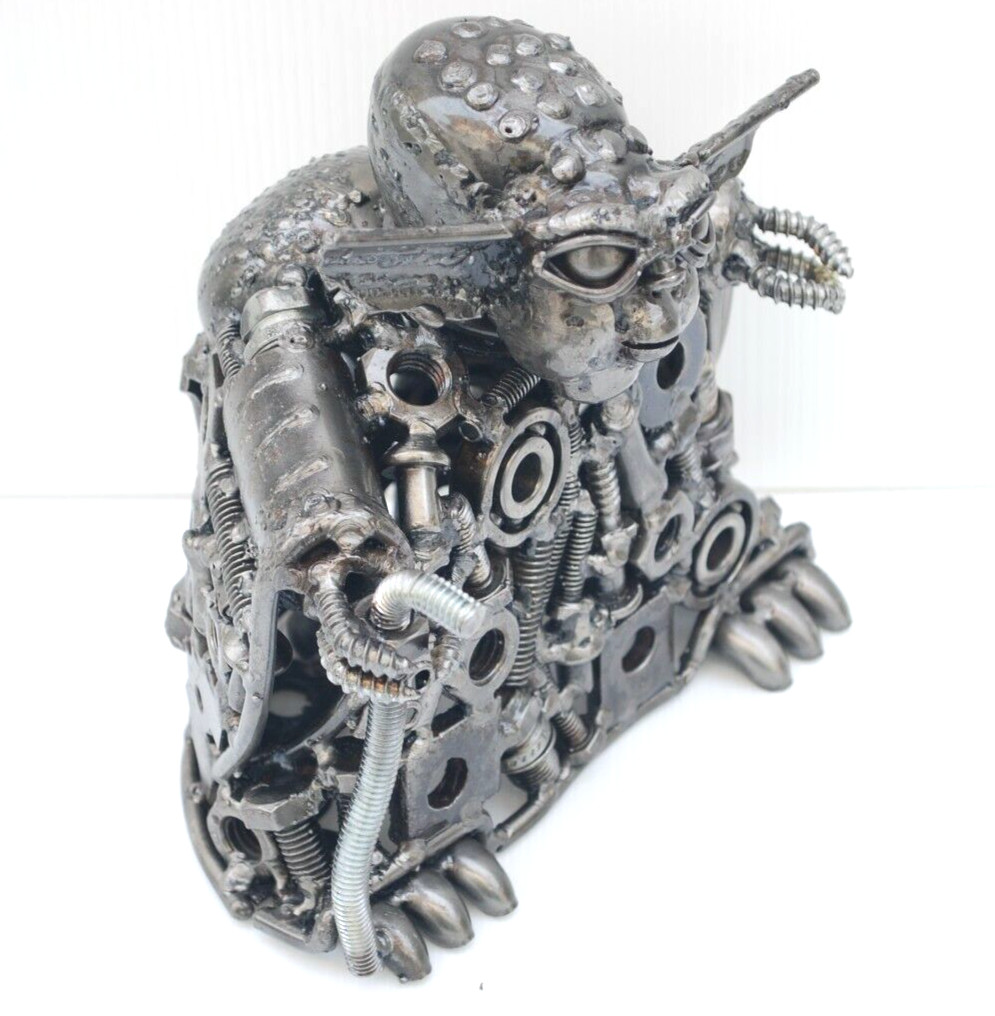 Yoda Star War recycled metal sculpture, Father day gift for dad, Gift for son