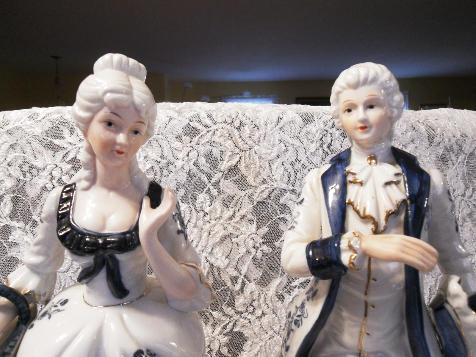 RARE EMPRESS FRENCH COURTING COUPLE FIGURINE BY HARUTA