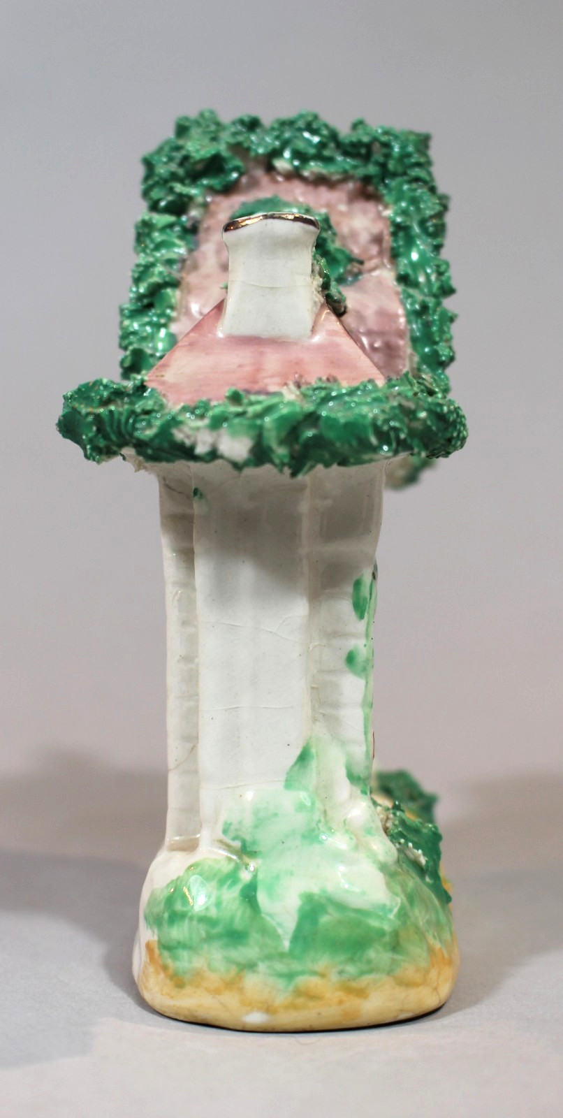 Victorian Mid-19th c. Staffordshire Gothic Cottage with Brocage Details c. 1850