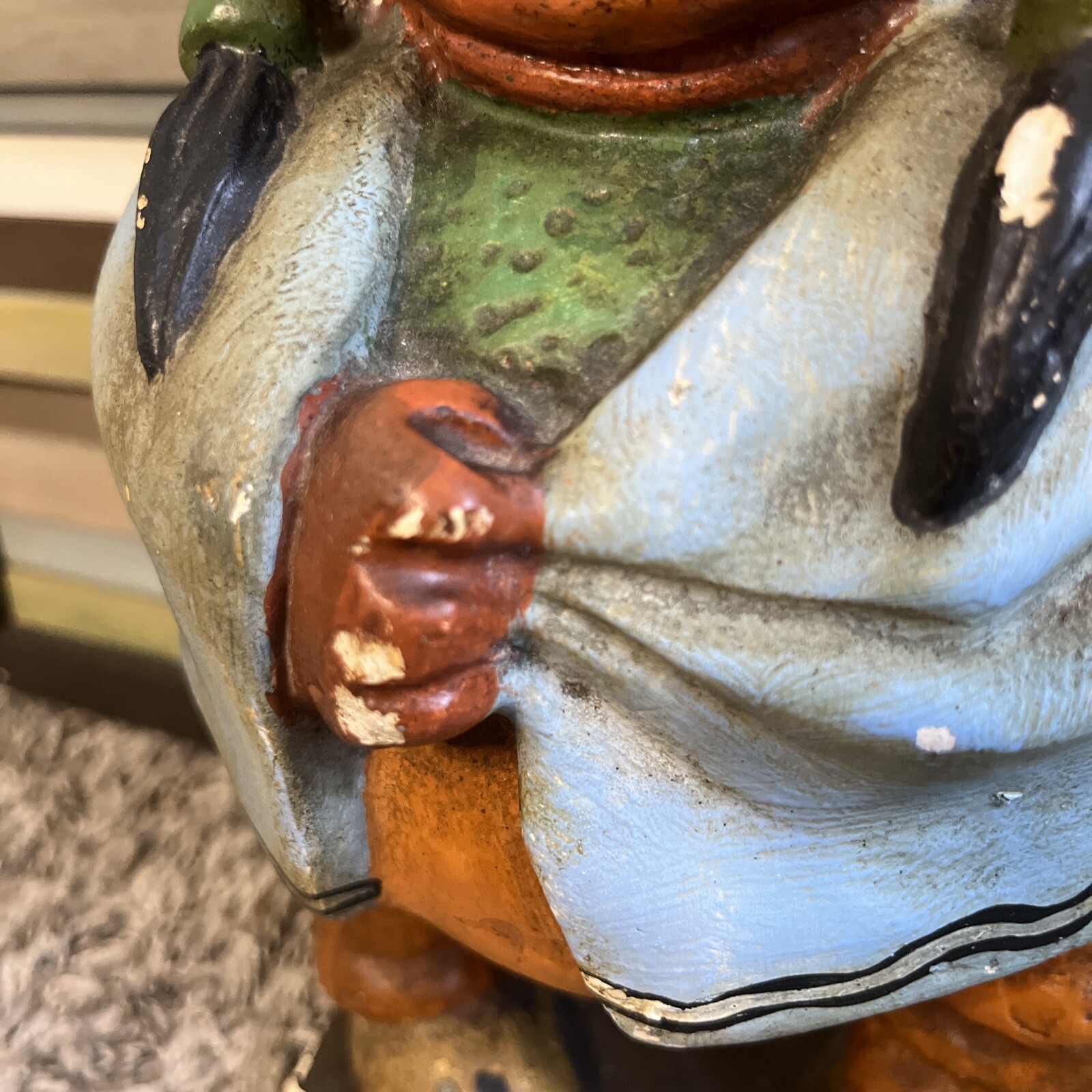 1921 Perce Pearce Disney Artist Chalkware Statue Heap-O-Luck Indian