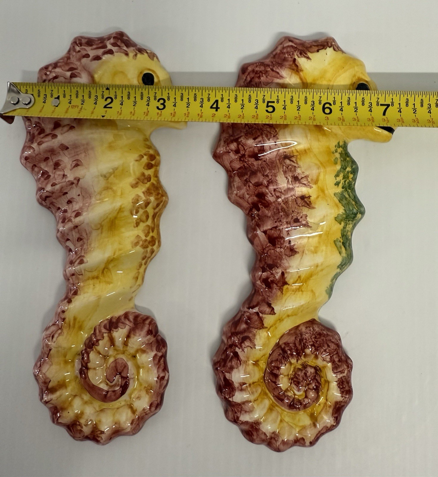 Seahorse Wall Art Set of 2 Beach House Decor