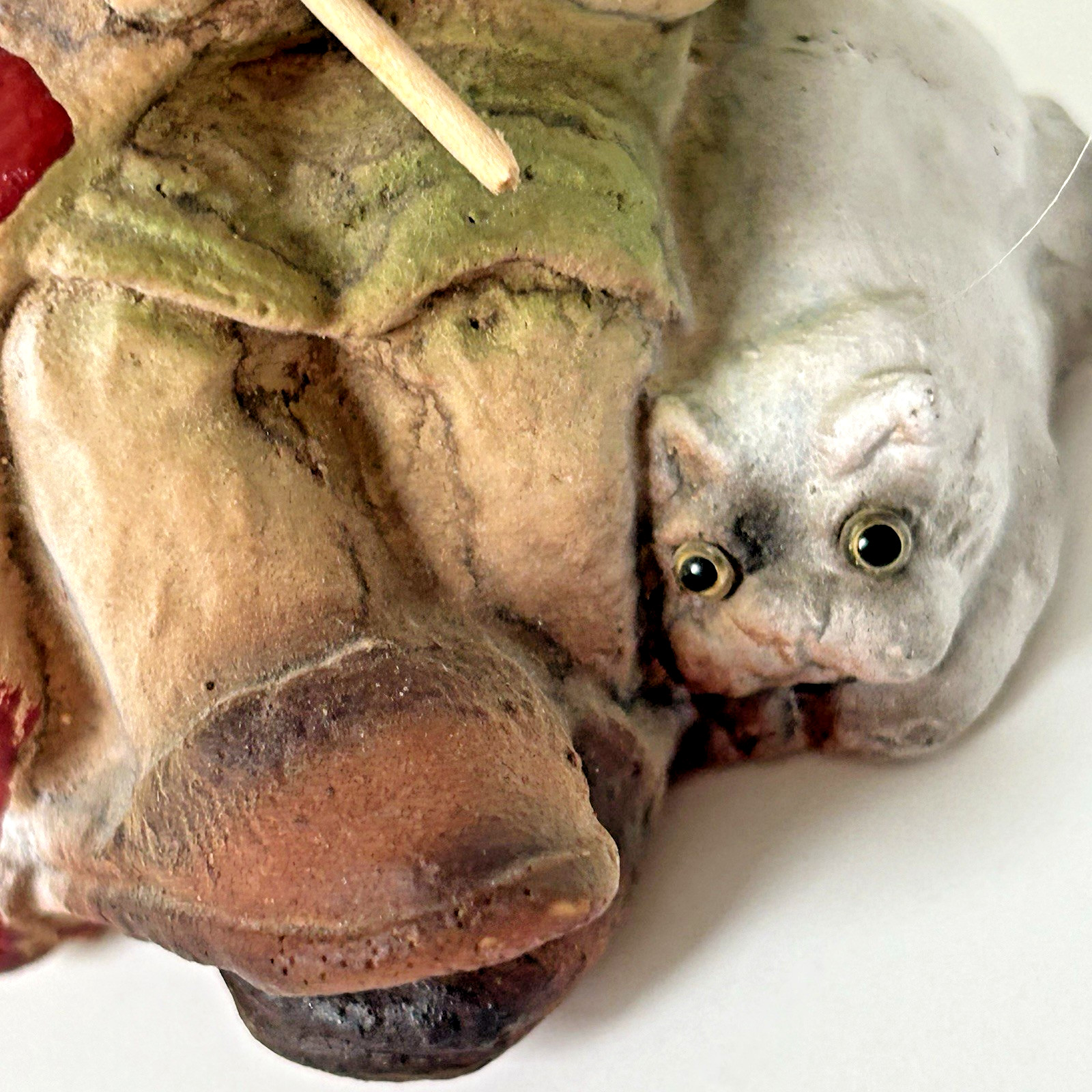 Original Nyform Norway Troll Grandma with Cat Knitting Flag Figure #149