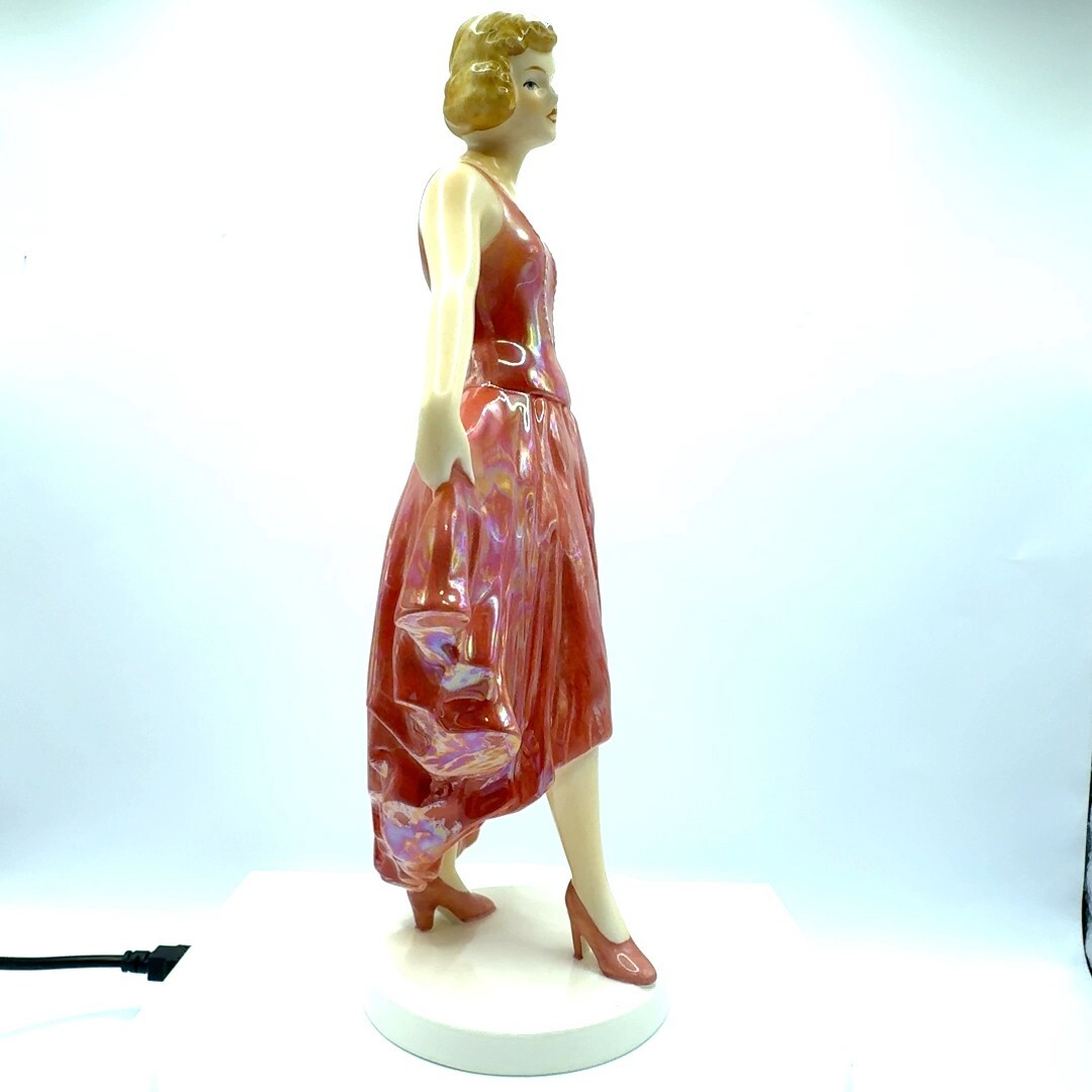 Goebel Lady in Red Dress 2 of 4 – General Federation of Women’s Club Figurine