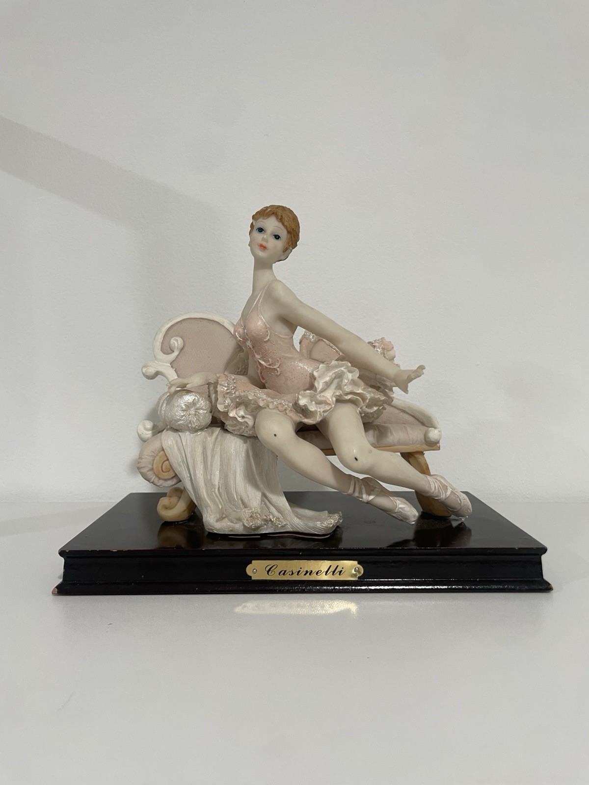 Casinelli Resin And Wood Ballerina From 80’s Or 90’s Vtg