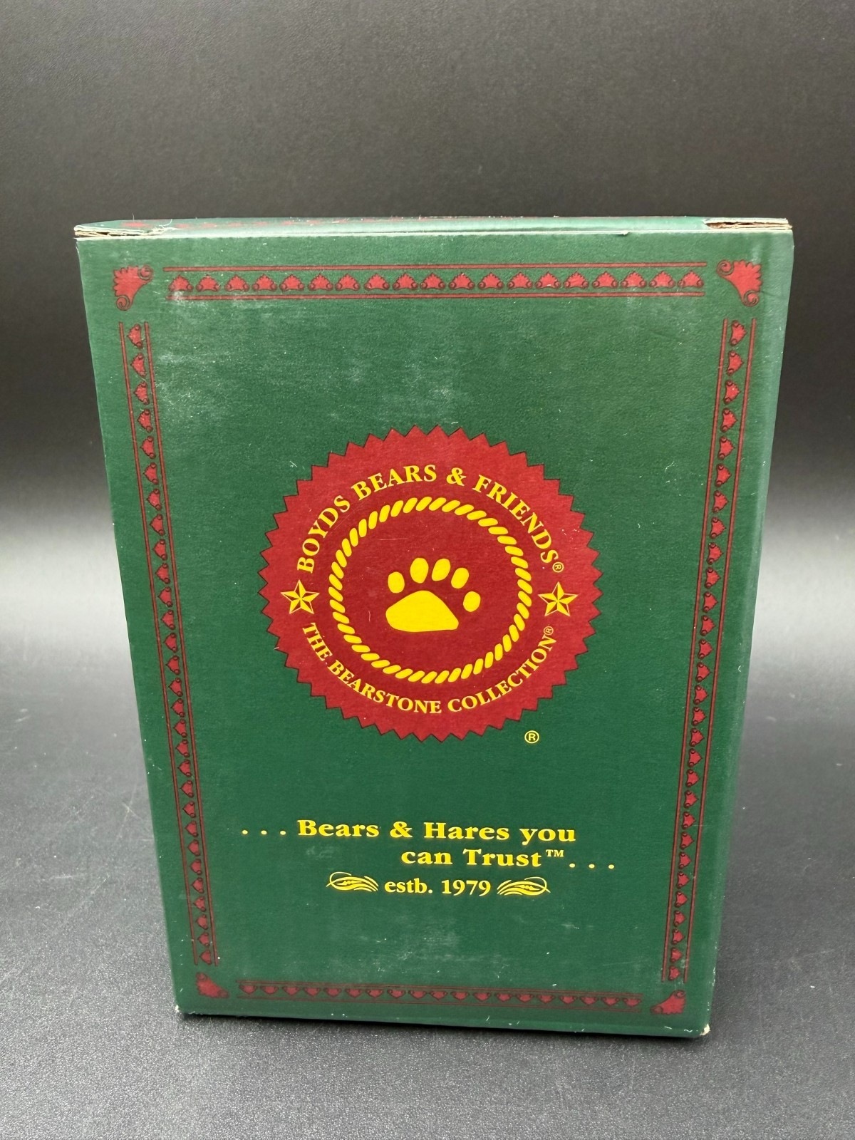 2003 Boyds Bearstone E.B. Hopster With Lil’ Petey…All Cracked Up Style#2277927