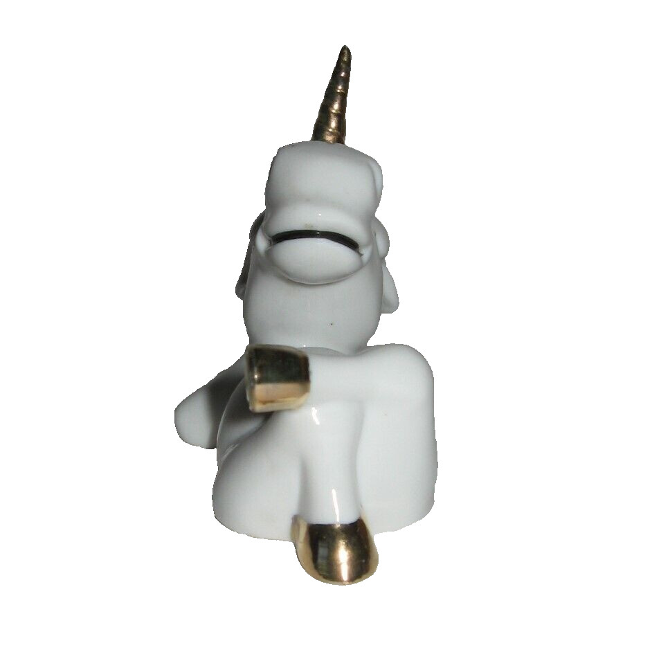 VTG Unicorn Figurine Aldon Joan Berg Victor Thinking of You Heart 1981 Taiwan