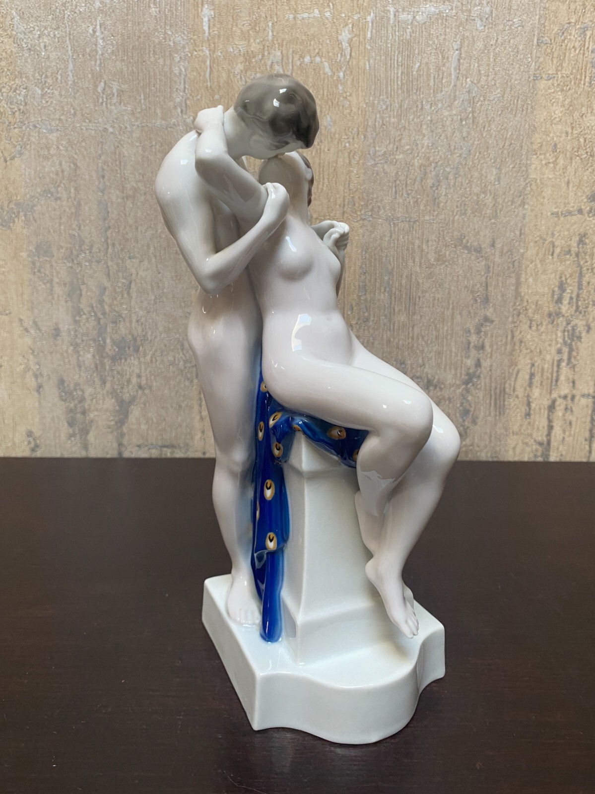 Antique Rosenthal “Spring Of Love – The Kiss” Porcelain Figurine Richard Aigner