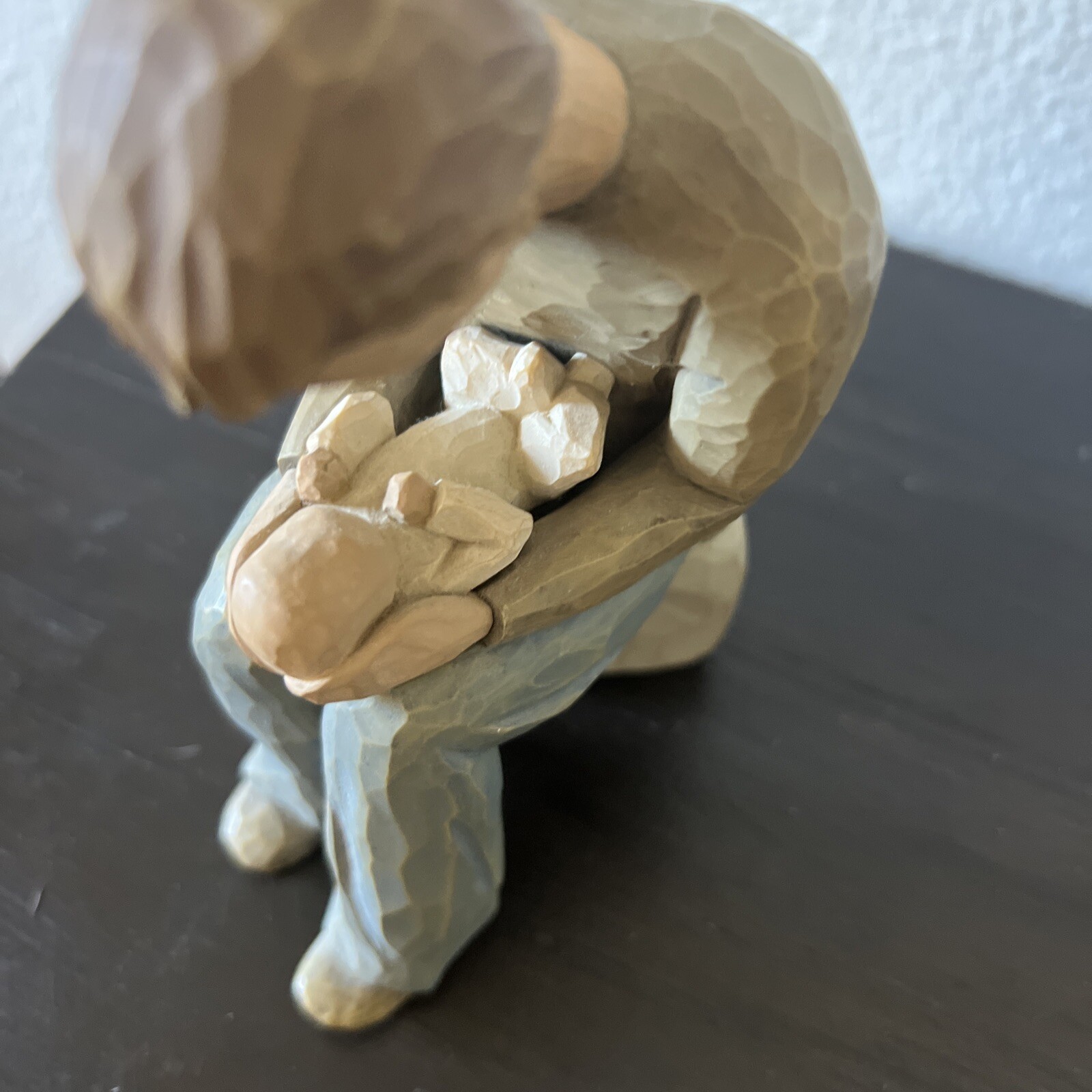 2004 Willow Tree New Dad 6″ Handpainted Molding Father & Child Baby Resin Family
