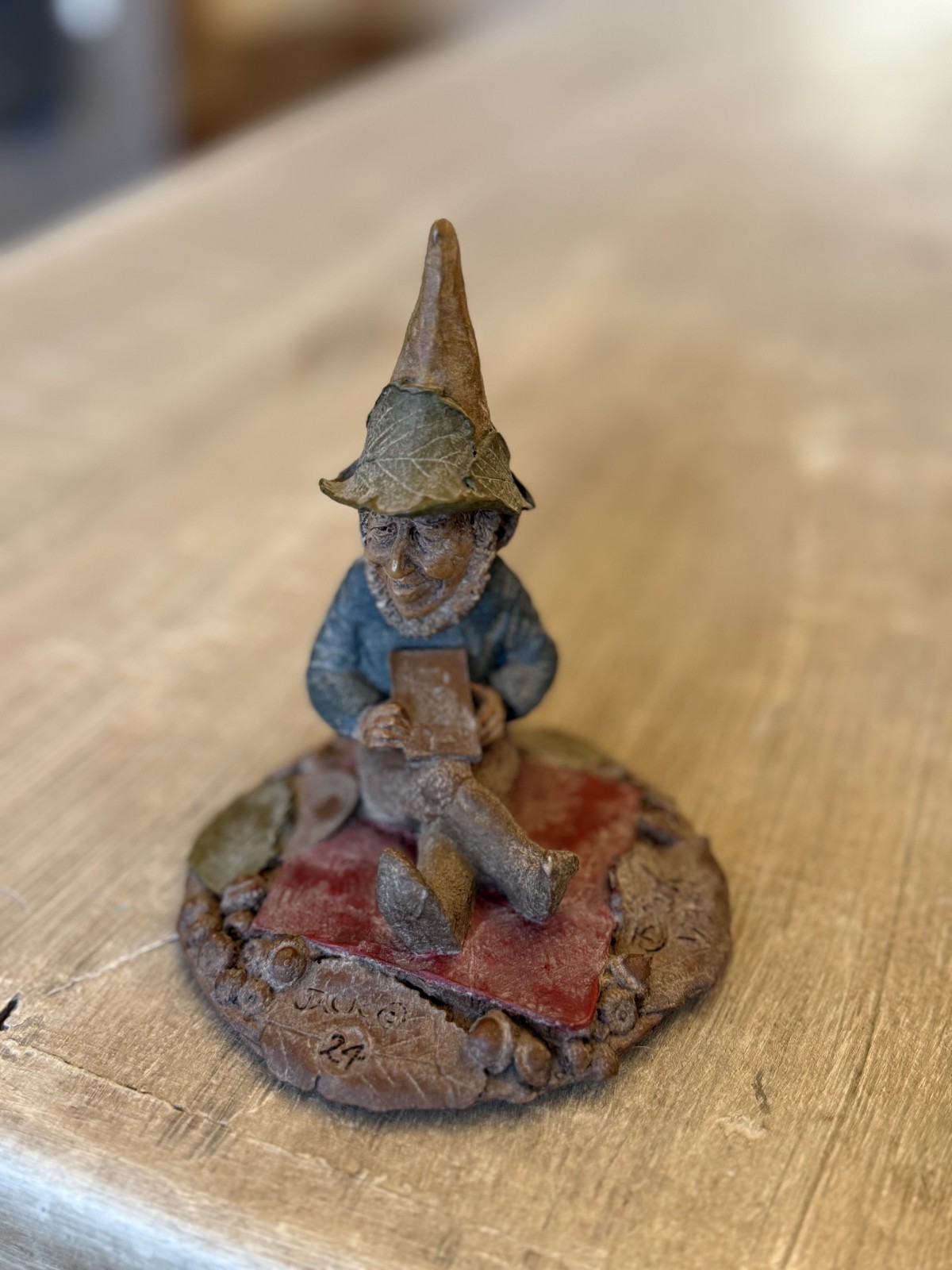 Vintage Tom Clark Jack Playing Cards Gnome Figurine 1984 Card Game Collectible D