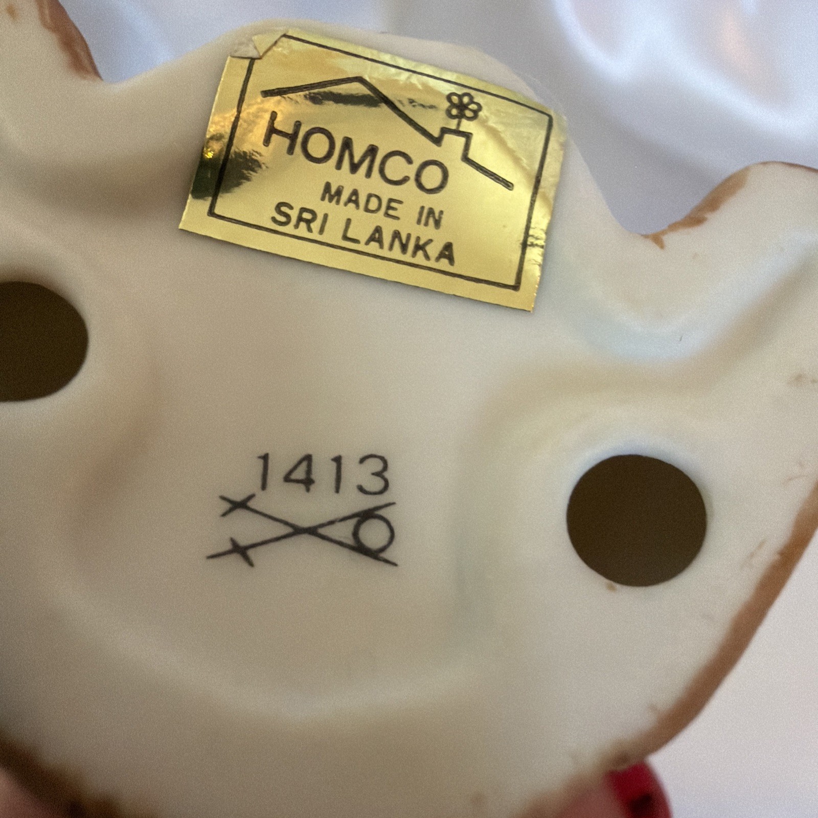 Vintage HOMCO Bear Holiday Christmas Figurines #1413 Set of 3 EUC