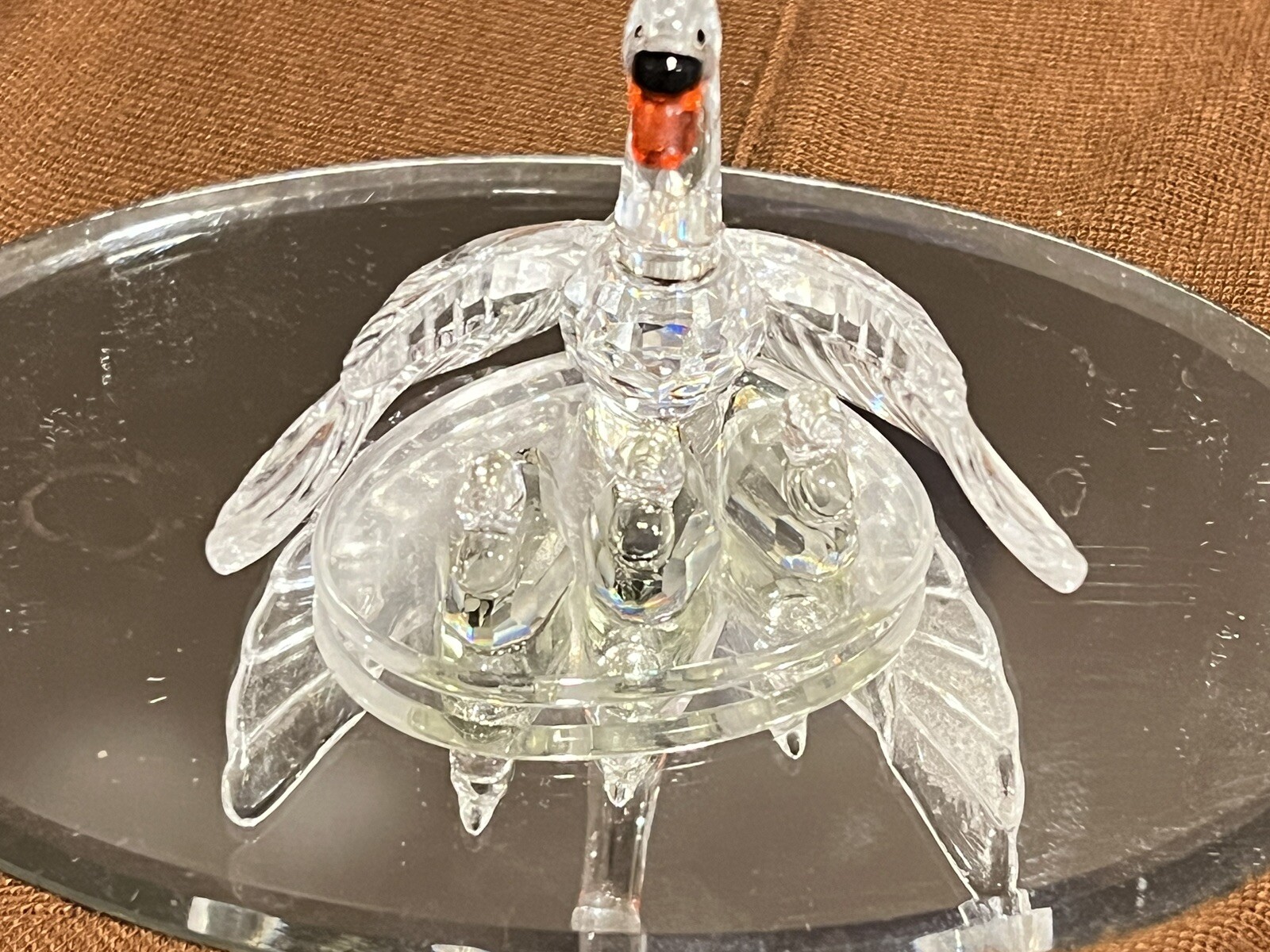 Swarovski Crystal Swan Family Beauties of the Lake