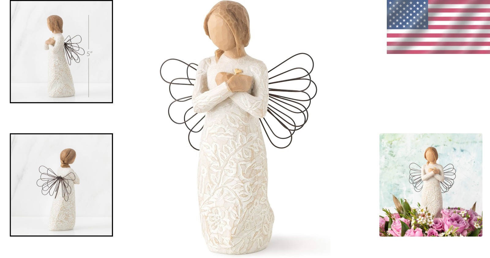 Susan Lordi Sculpted Angel Figure – A Beautiful Tribute to Cherished Memories