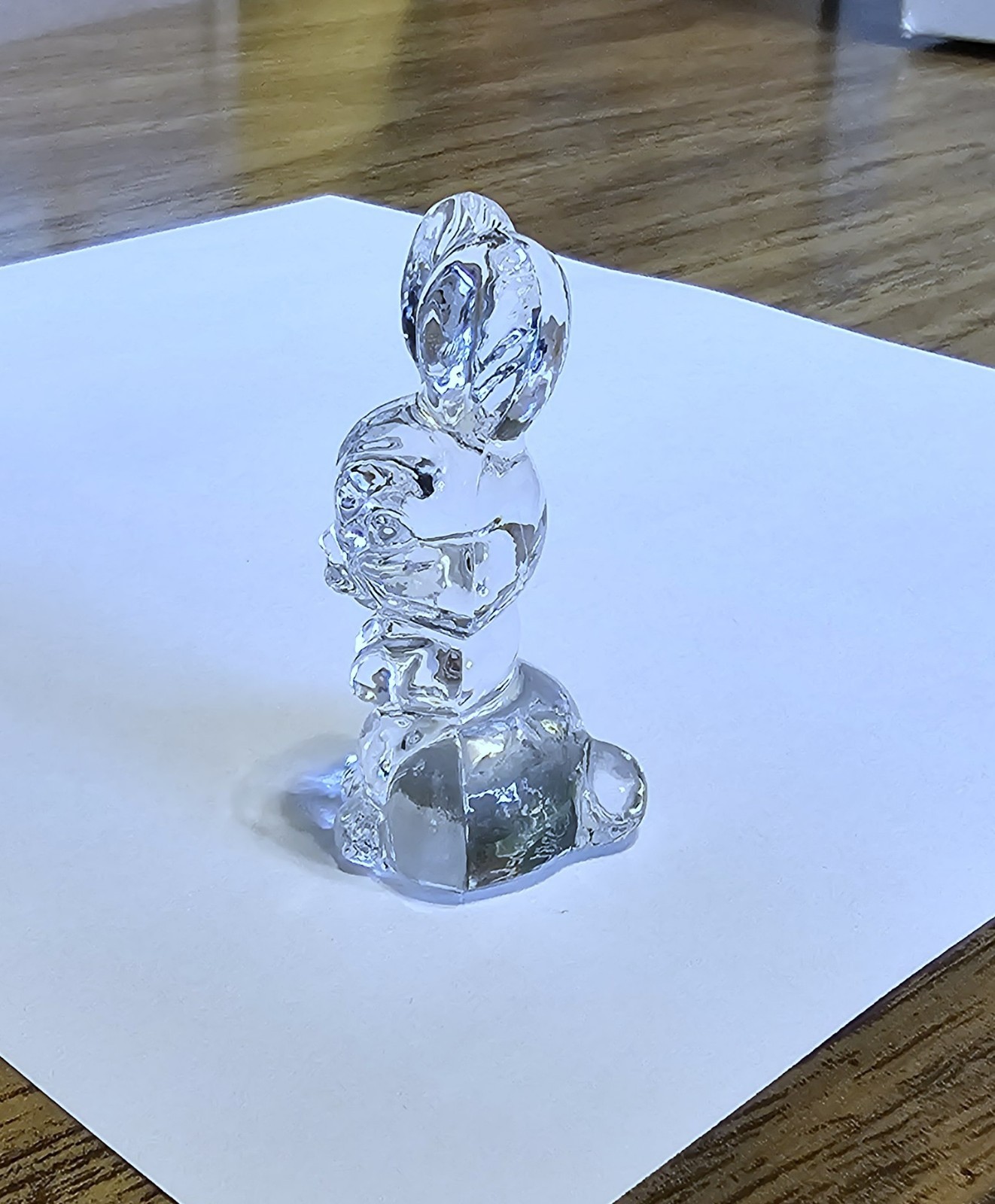 🦉 Goebel Crystal Collection 1981 German, Easter Bunny Rabbit Figurine, Logo