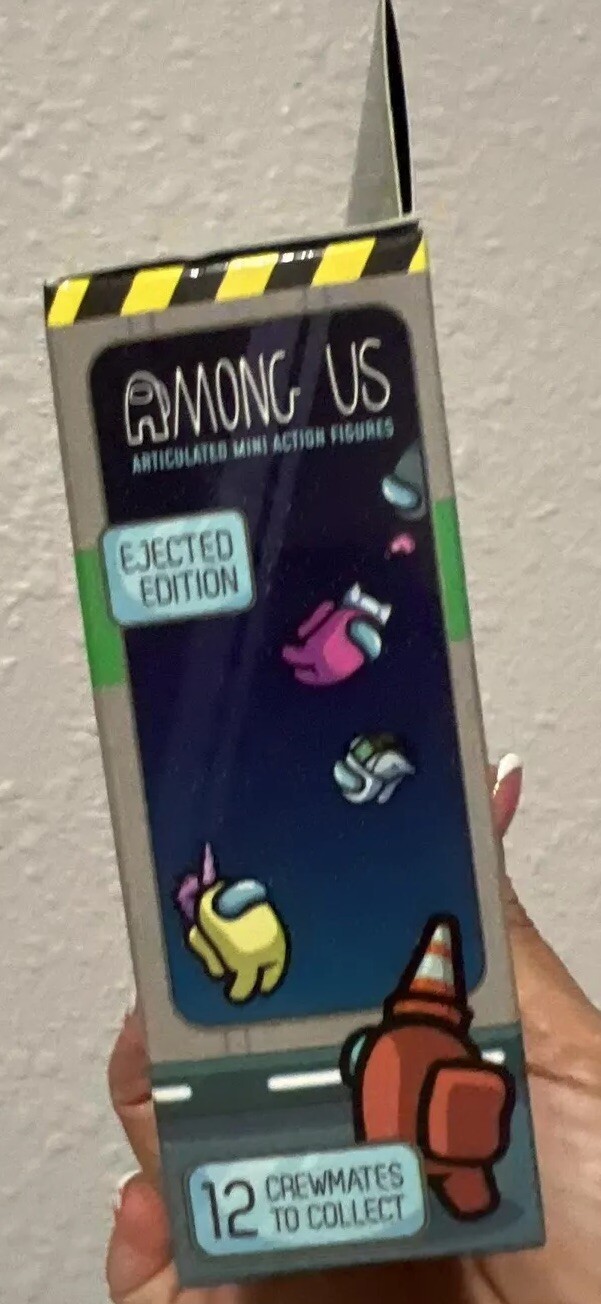 Among Us 3 Pack Mini Figures Ejected Edition 2023 Toikido Hat FS