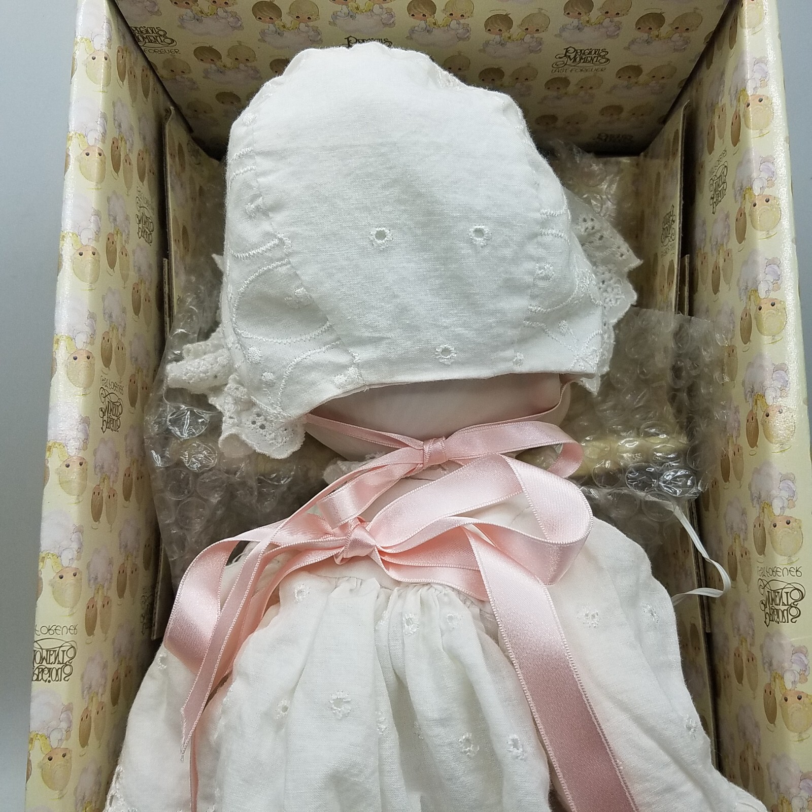 Precious Moments KATIE LYNNE Doll 1983 With Box Enesco Jonathon & David #E-0539
