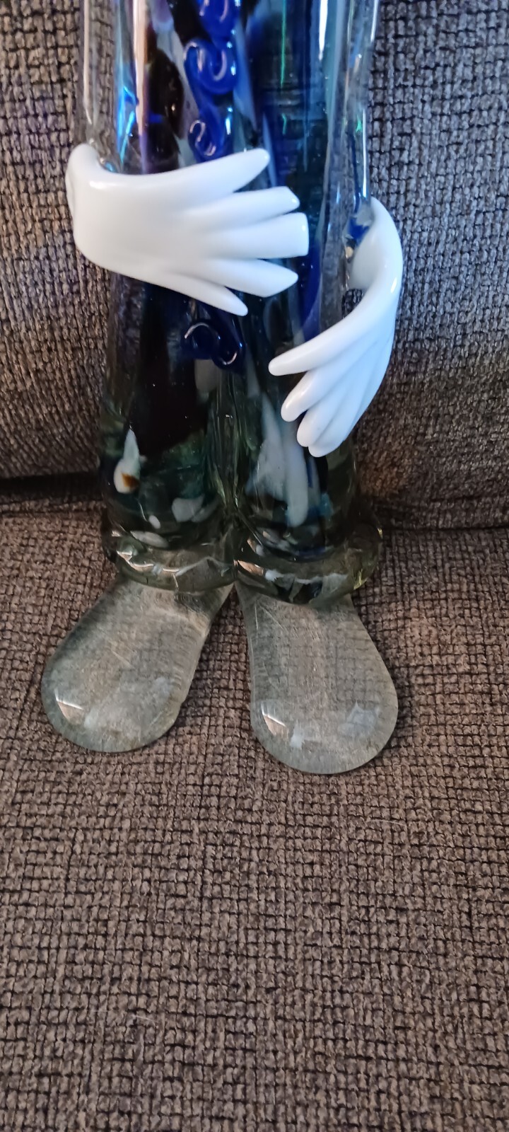 RARE FIND..LARGE VINTAGE BEAUTIFUL MURANO CLOWN 14″ TALL