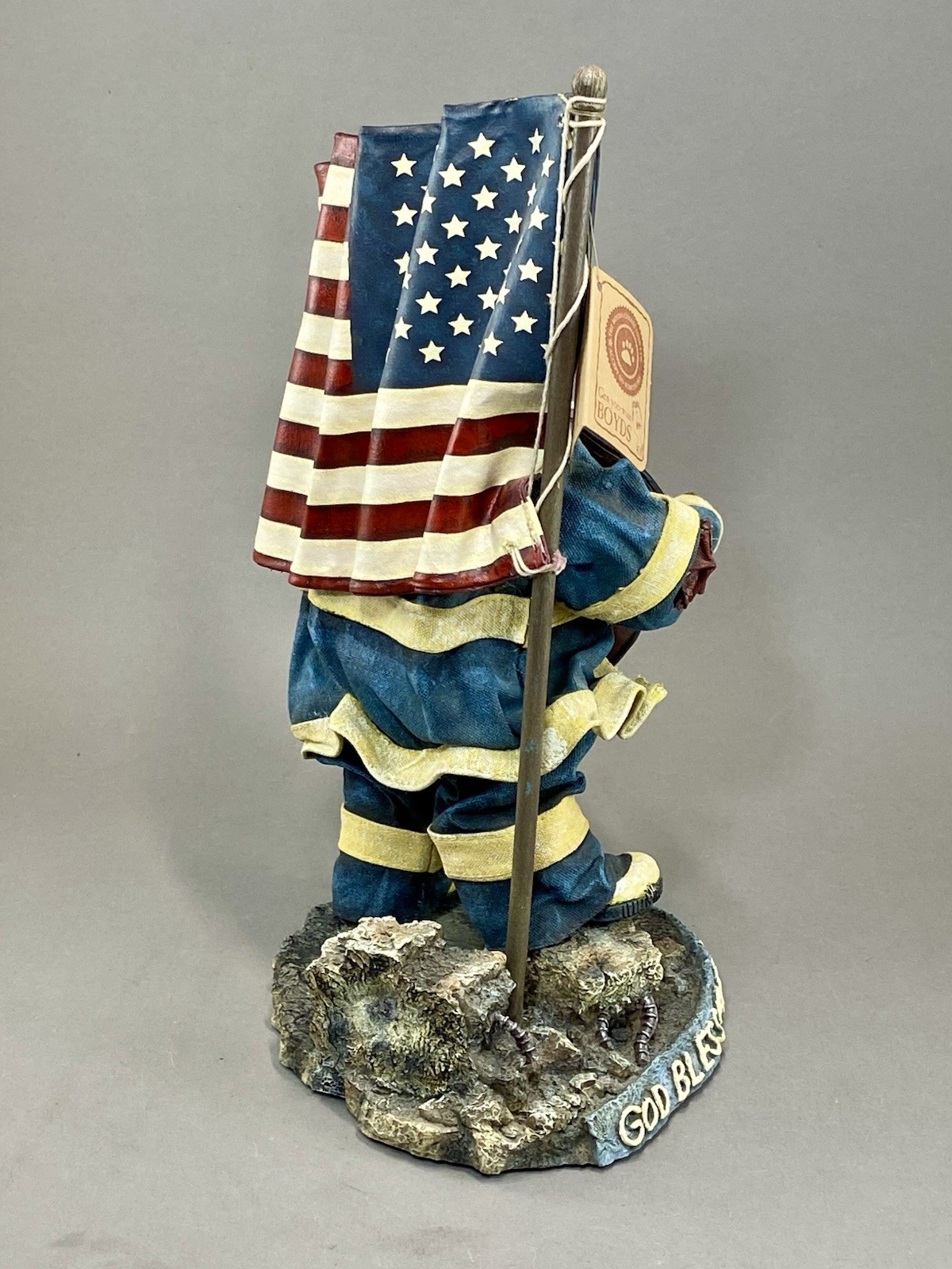 Boyds Bears Crumpletons Our American Hero Strength Courage Figurine 73110 – 12″