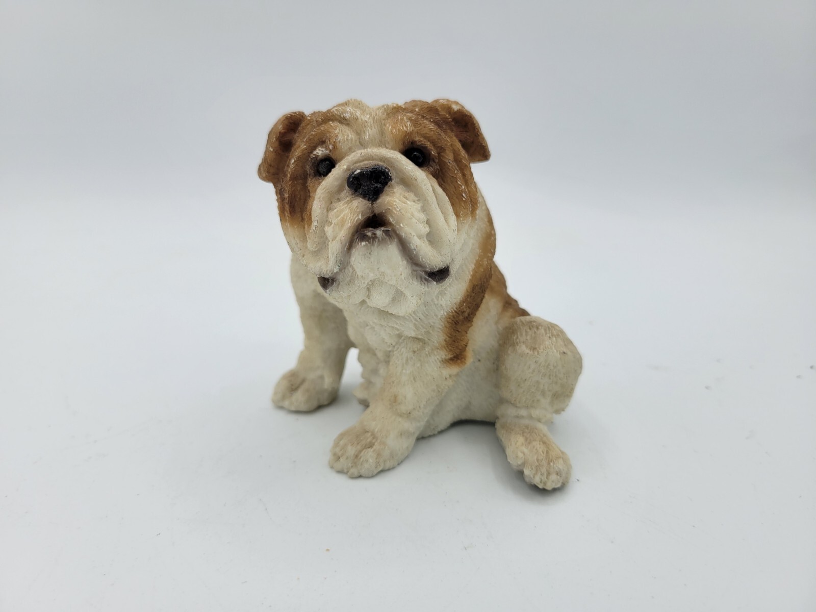 Vintage UDC Classic Critters 1984 Bulldog Dog Puppy Statue Figurine 4″ Tall