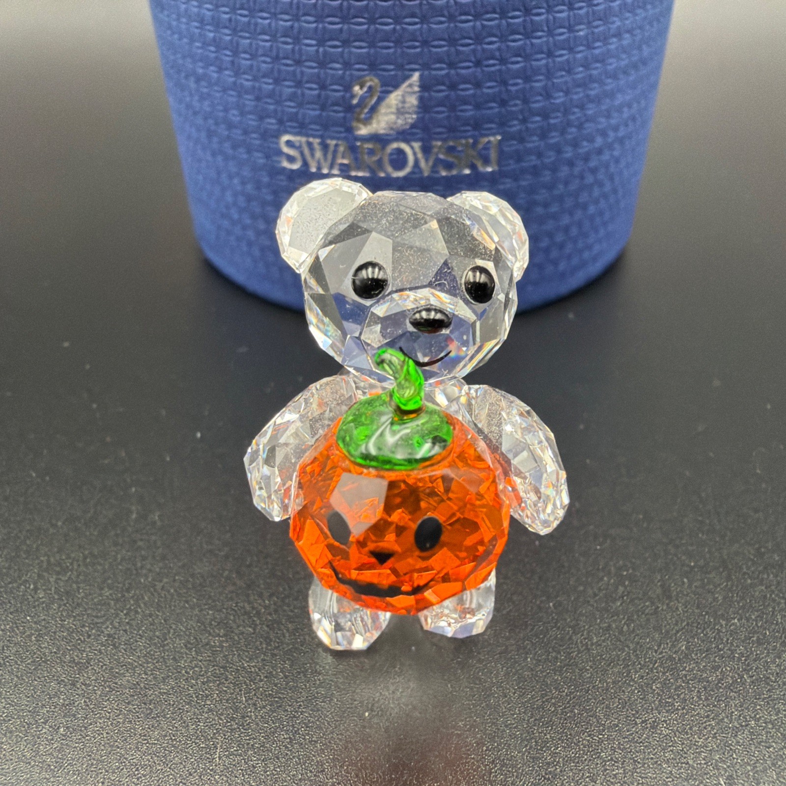 Swarovski Kris Bear A Pumpkin For You Crystal Figurine # 5223252