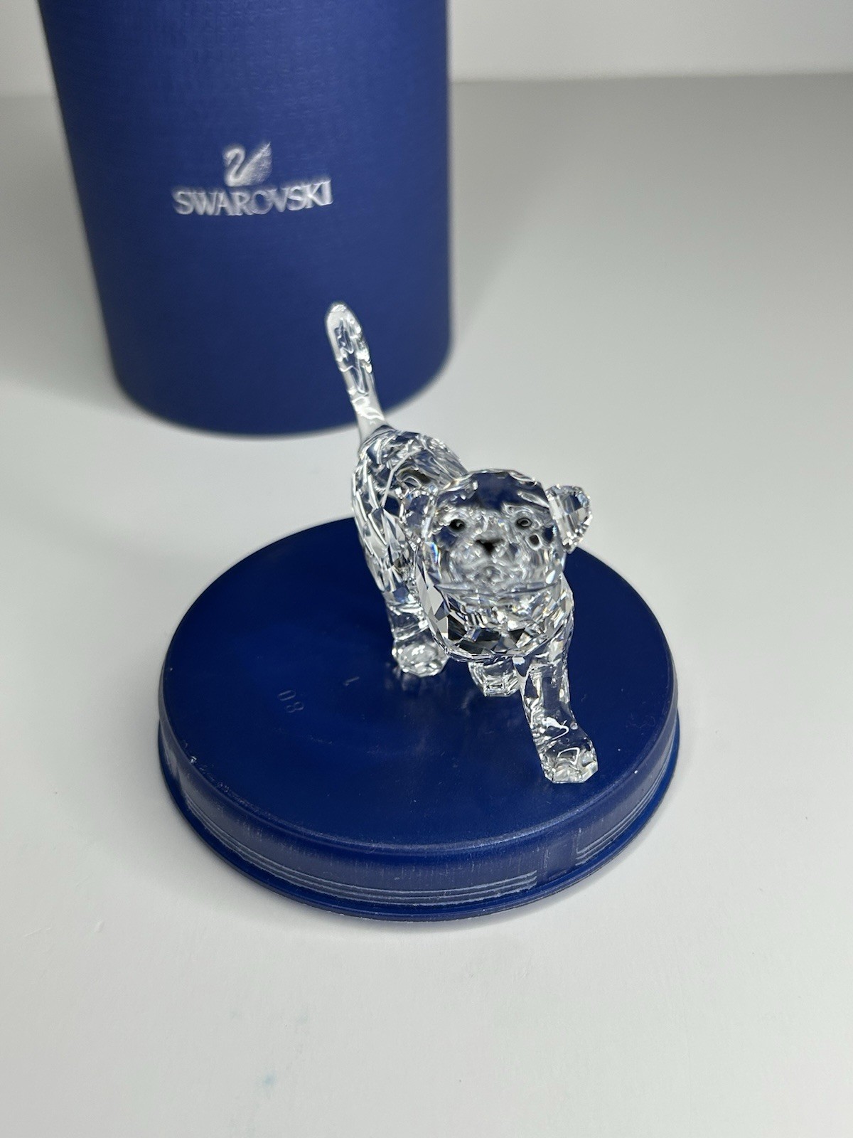 Swarovski Crystal Lion Cub Figurine Clear Animals Adults Lion Boxed 1194148