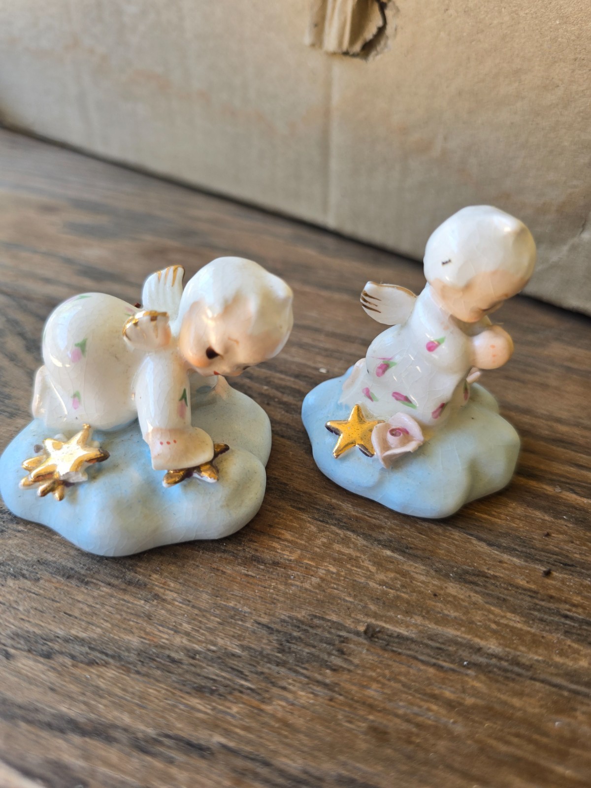 *SUPER RARE VTG* Napco Itsy Bitsy Angel Girl Praying “Brighten Up” Figurine