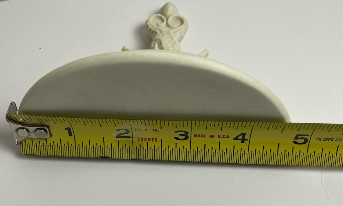 Margaret Furlong Ceramic Sea And Seahorse Shelf 3.5” Made In 2000 Miniature