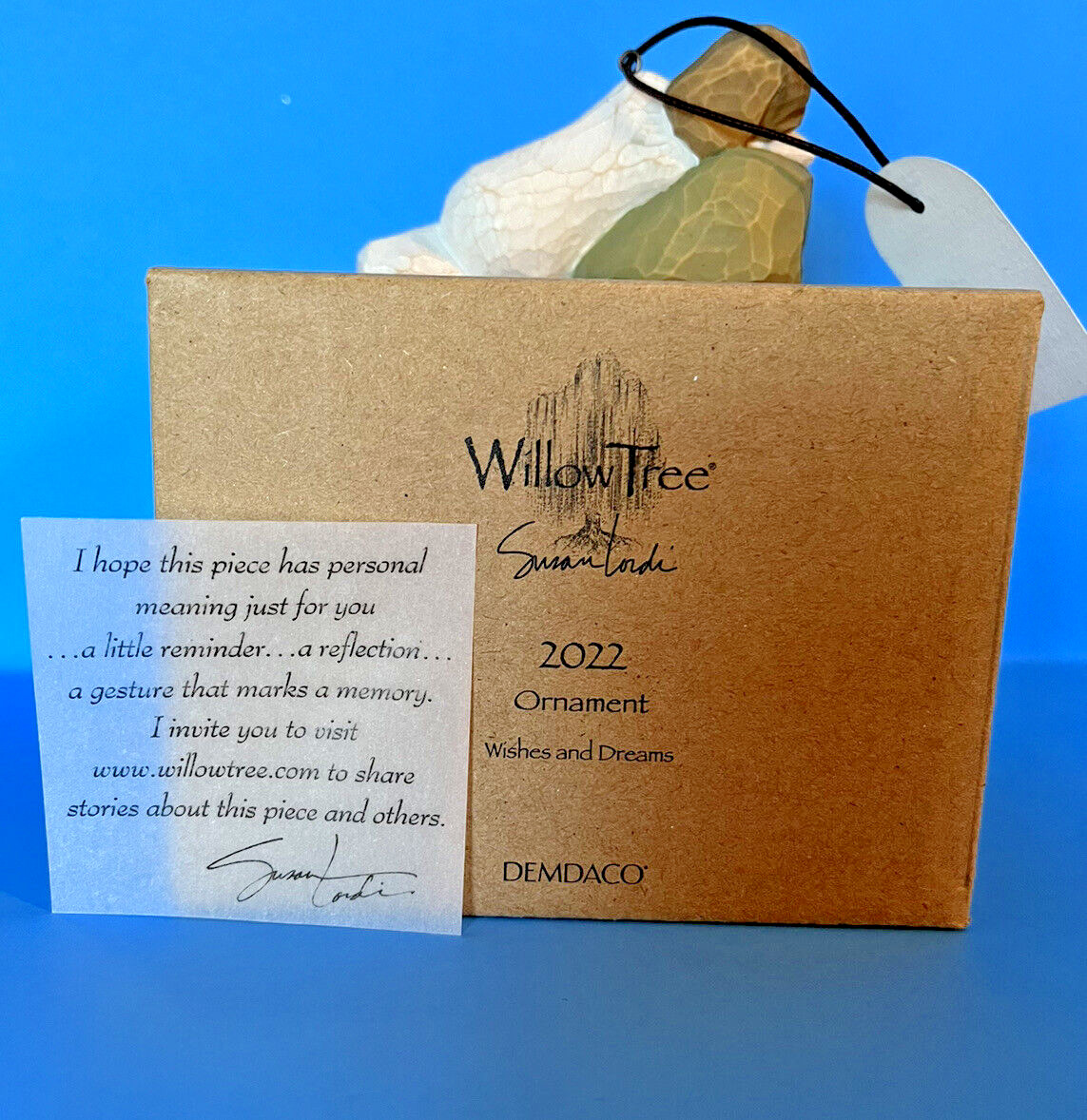 Willow Tree WISHES AND DREAMS ORNAMENT Figurine 2022 SUSAN LORDI NIB “MINT”