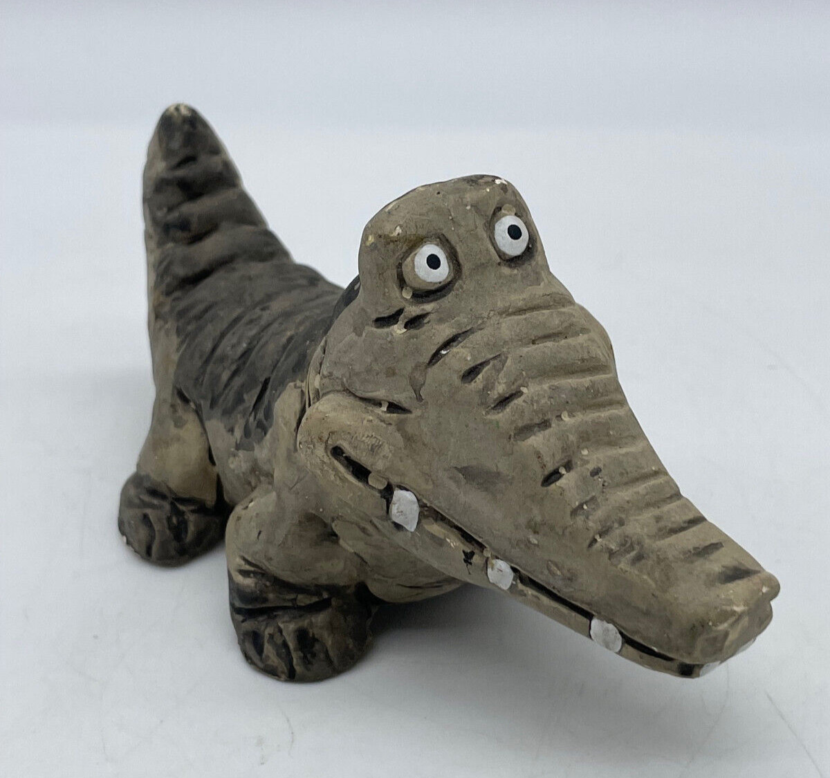 Enesco Imports Alligator Crocodile Ceramic Figurine Vintage 1978