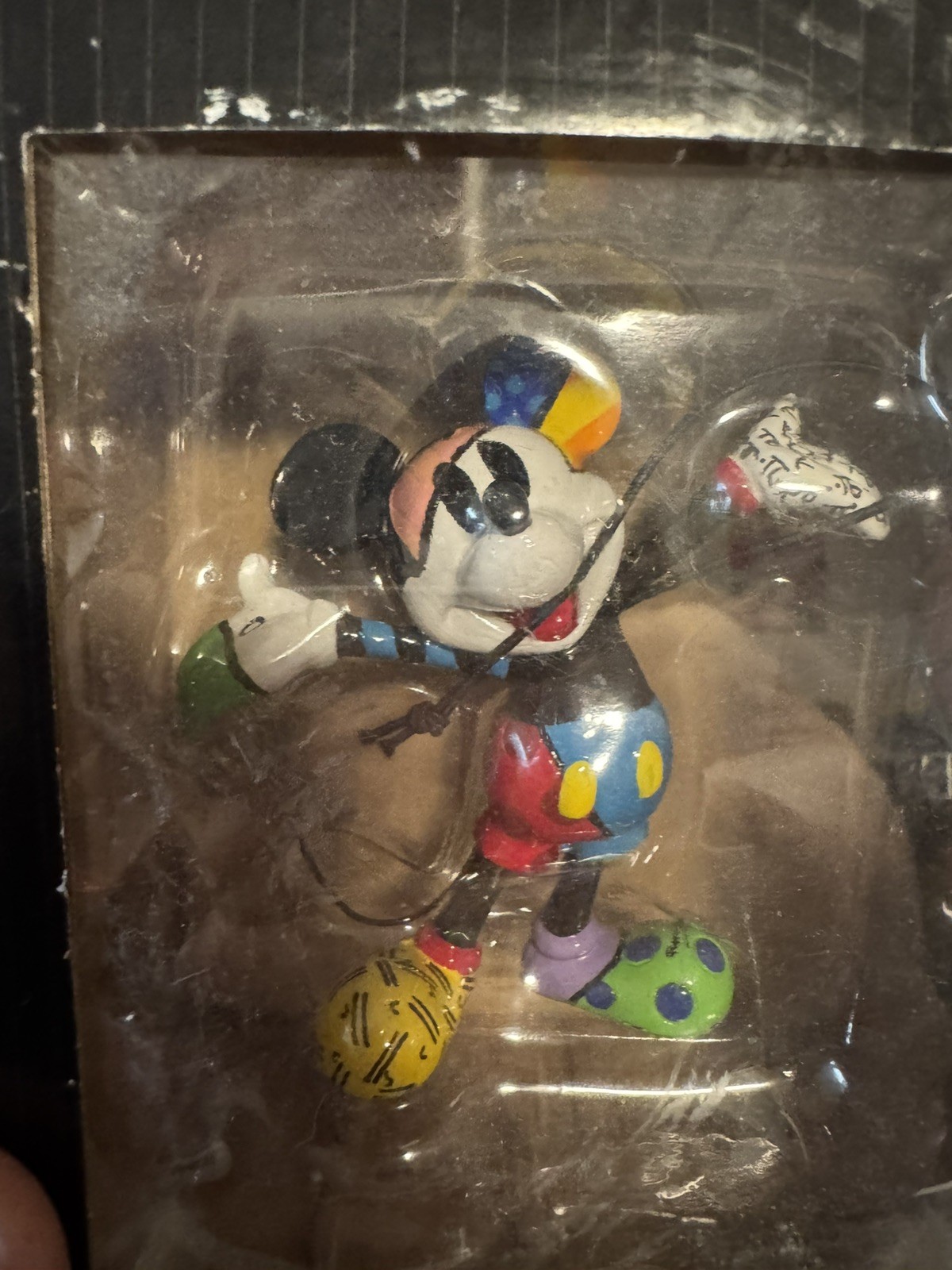 Disney Britto Mickey Mouse Mini Stone Resin Figurine 4049372 NEW IN BOX