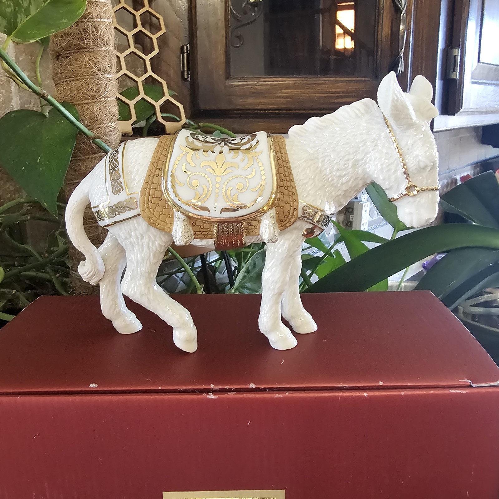 Standing Donkey Lenox First Blessing Nativity Christmas Figurine 6141733 Vintage