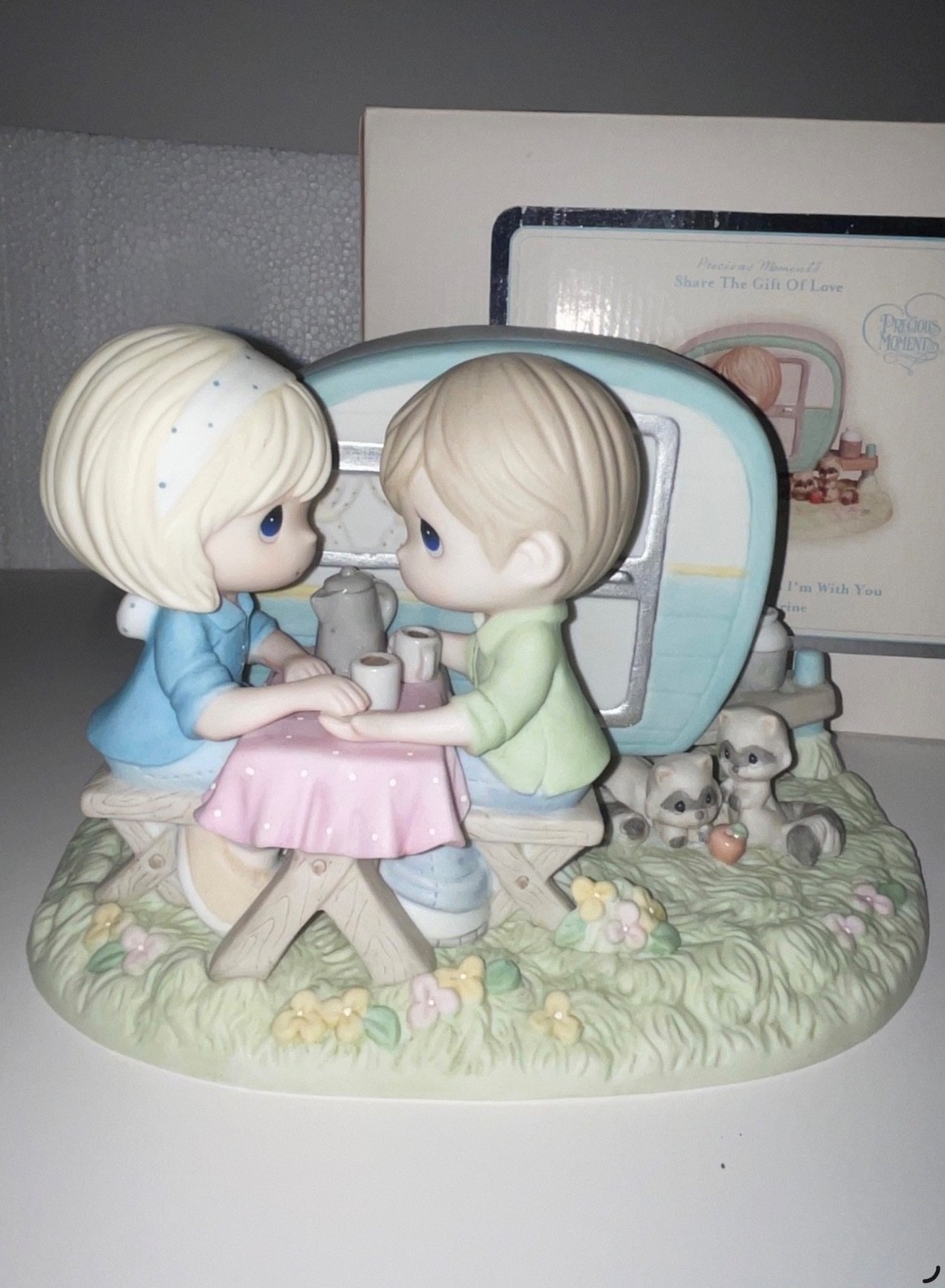 Precious Moments I’M A HAPPY CAMPER WHEN I’M WITH YOU # 104048 LE #1007 of 3000