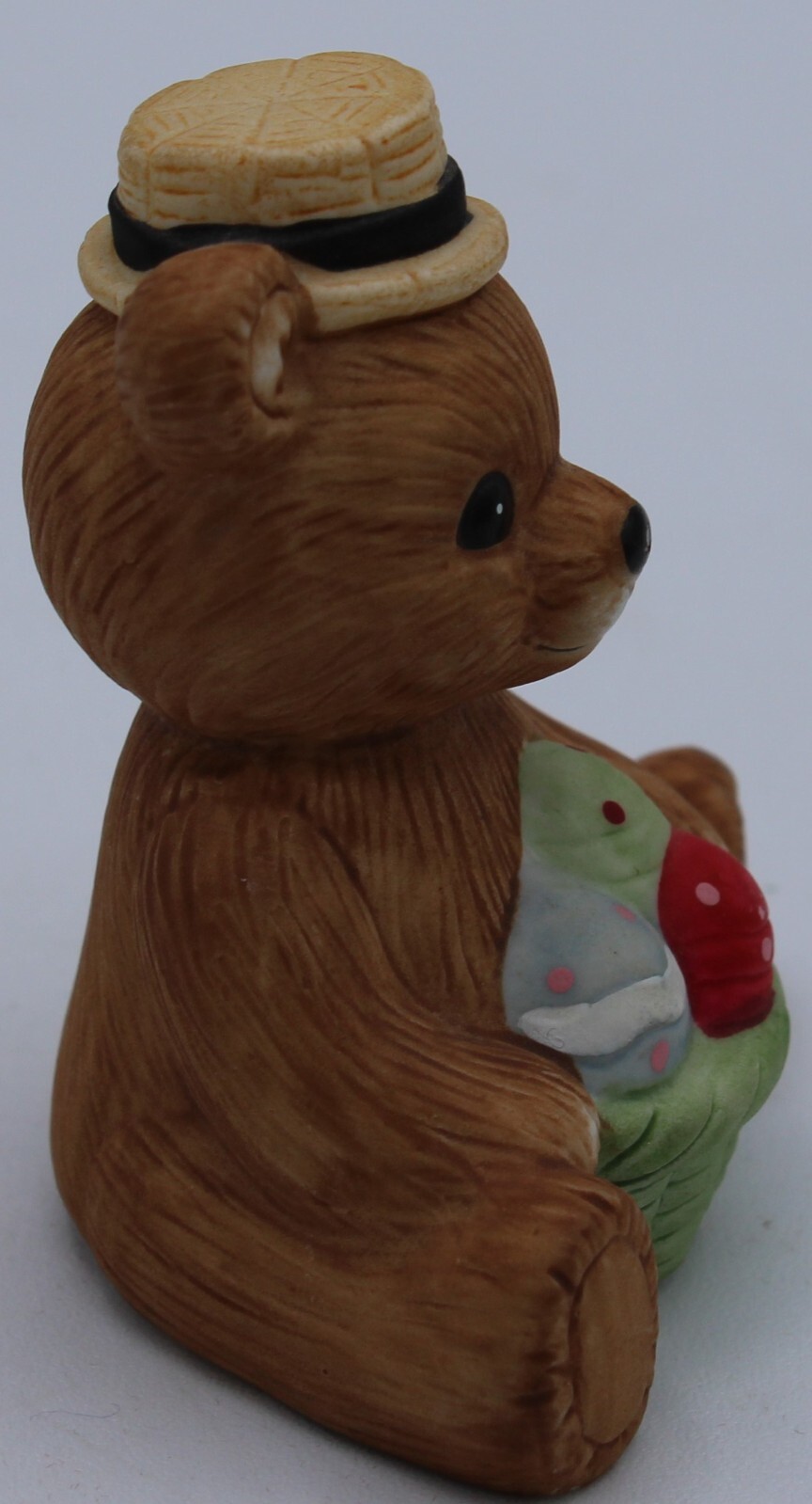 Vintage HOMCO Teddy Bear Figurine ~ April Bear of the Month ~ #1413 Easter