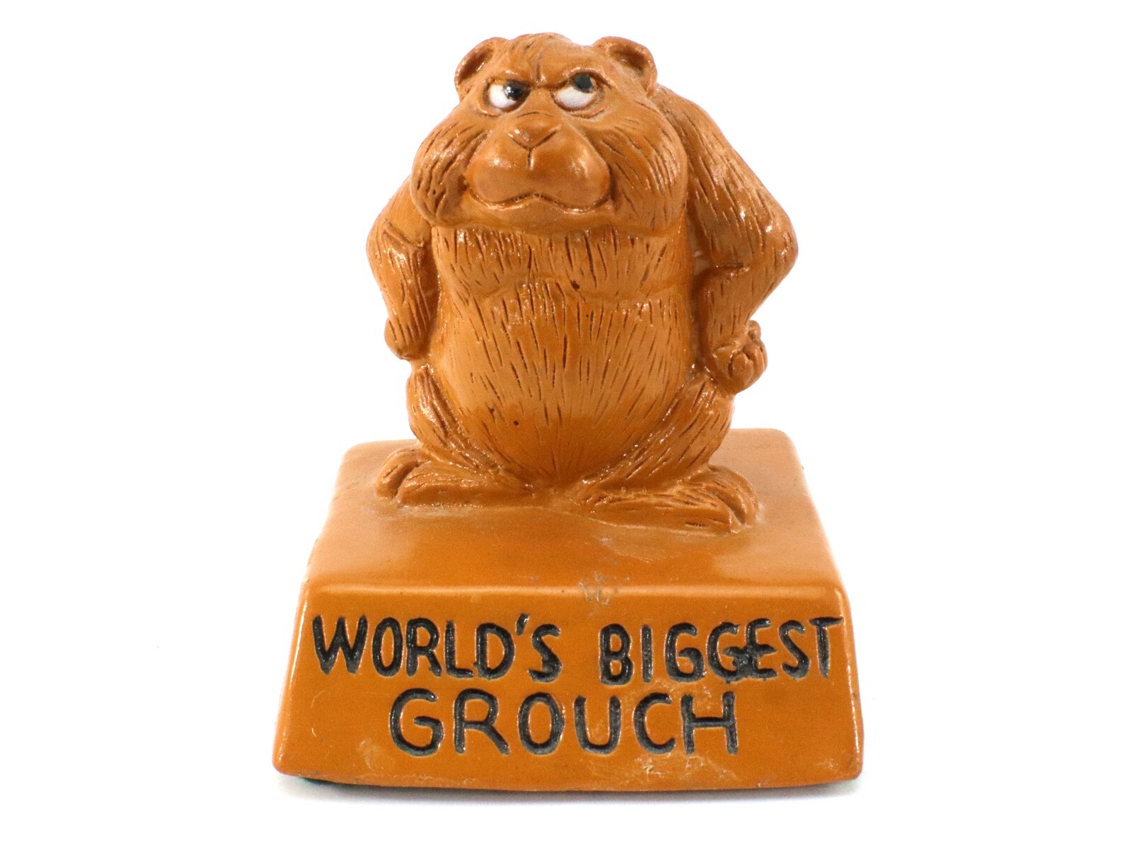 Wallace Berrie WORLDS BIGGEST GROUCH #7542 Mini Figurine 2.5 in 1975 USA Vintage
