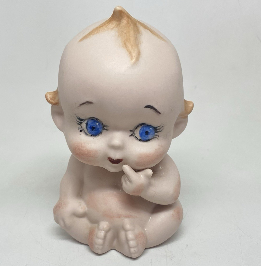 Vintage Ceramic Bisque Cupie Doll 5.5 In Tall