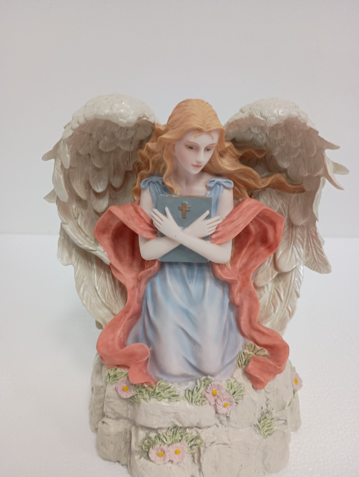 Vintage Lenox Mindful Prayer Angel Figurine Ceramic Inspirational Collection