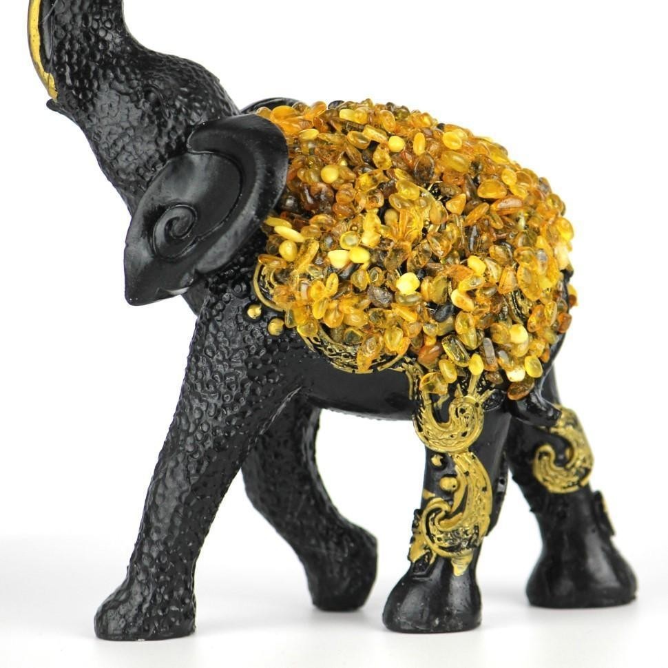 Elephant Collection Baltic Amber Figurine — Made in USA | KIZIMA®