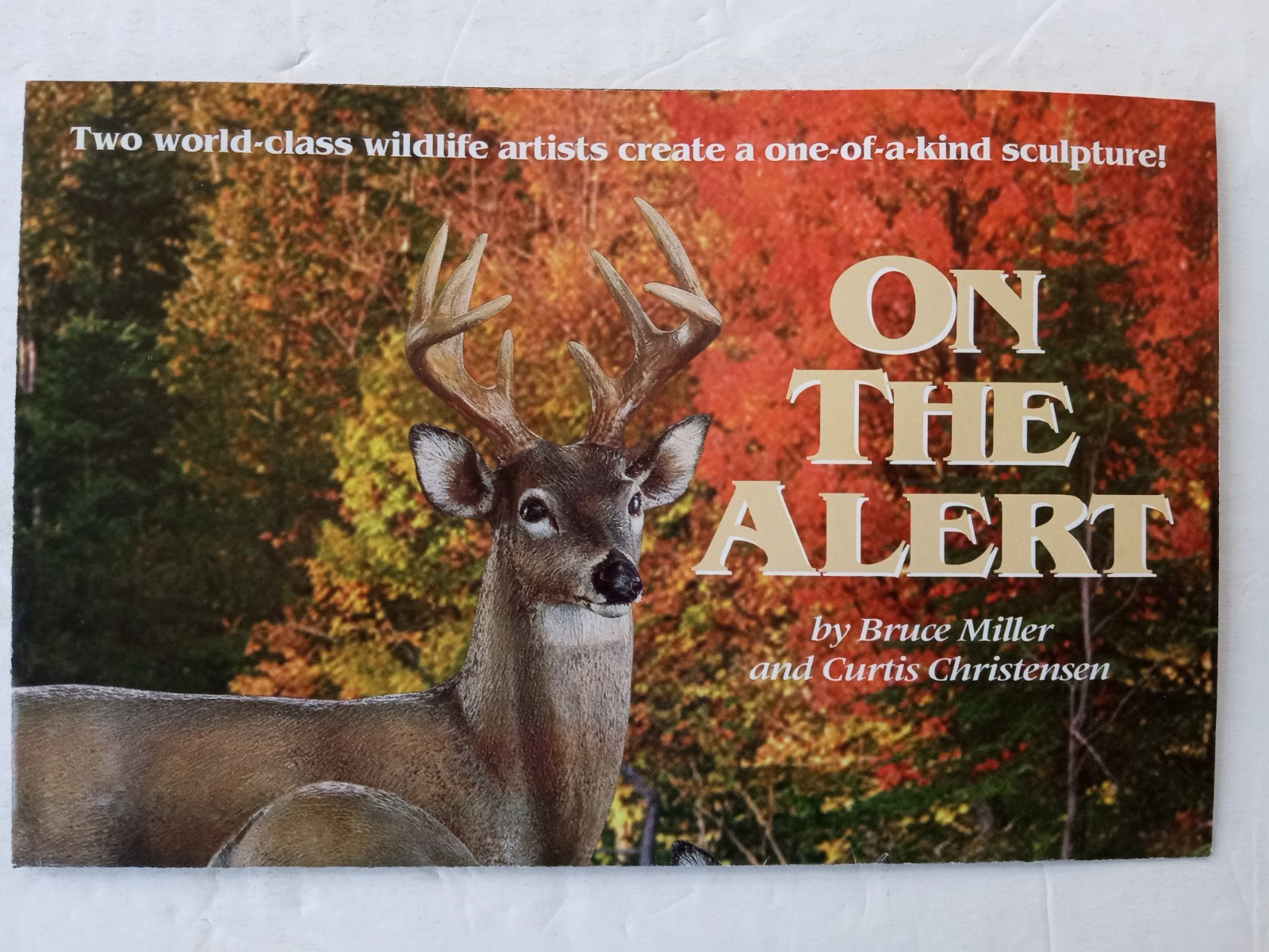 Danbury Mint ON THE ALERT Whitetail Deer Miller & Christensen PAPER BROCHURE