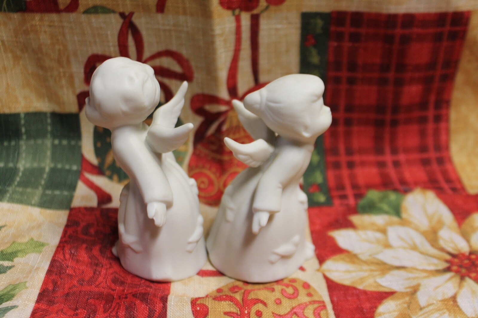 ANGEL Angels JAPAN Japanese 3 1/2” inch KISSING Smooching COUPLE Duo PAIR Set 2