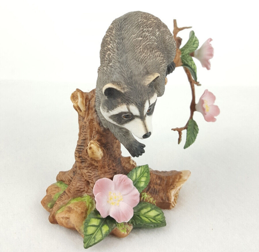 Lenox Raccoon Fine Porcelain Woodland Animals Collection Figurine Sculpture