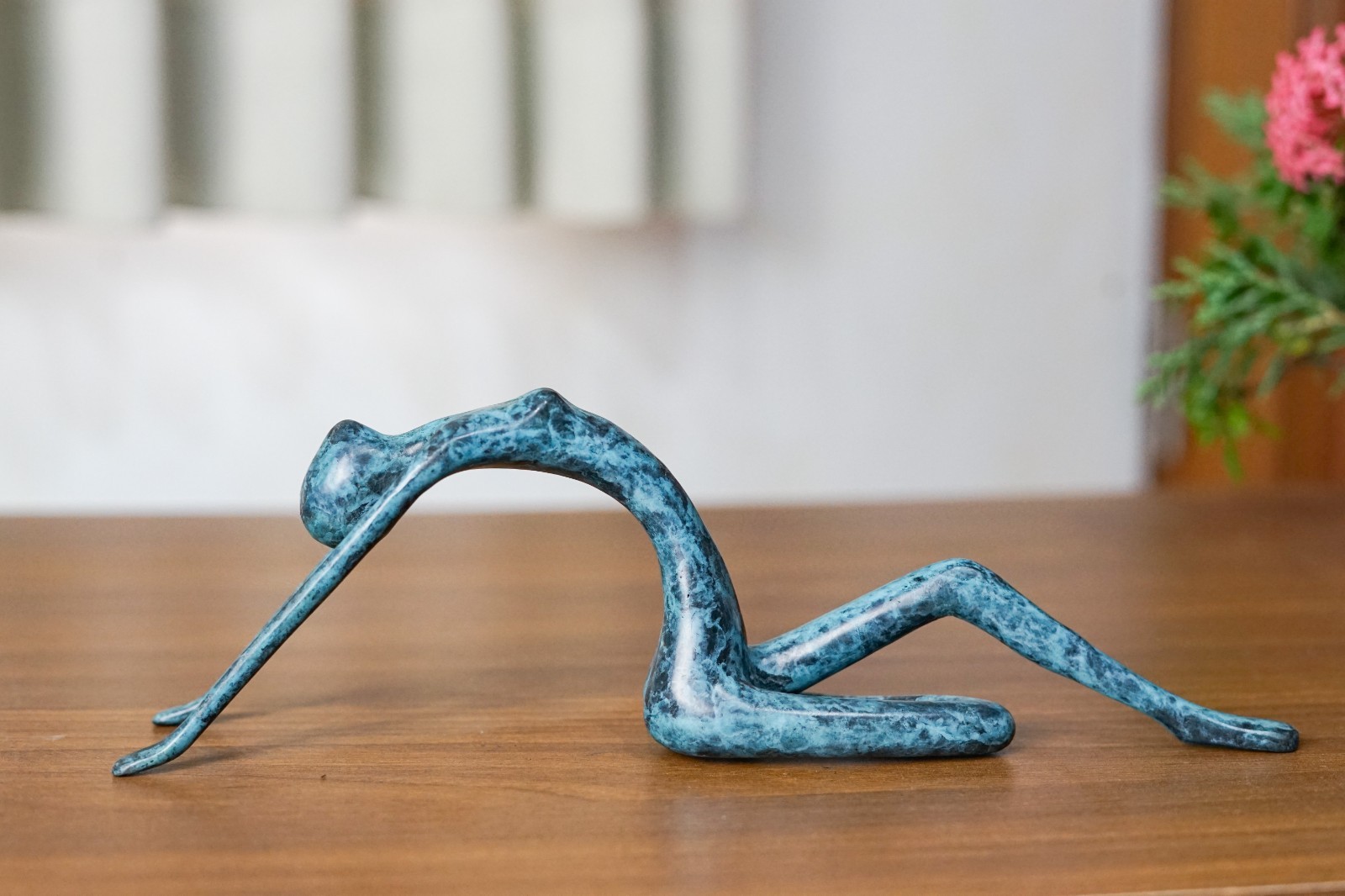 Abstract Body Art 11.4 inch, Vintage bronze sculpture, female nude, modern art