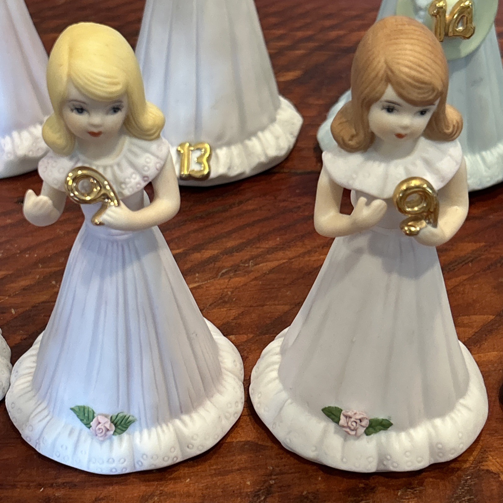 Lot of 28 Vintage Growing Up Birthday Girls Ages 1-16 Years Old , Variations