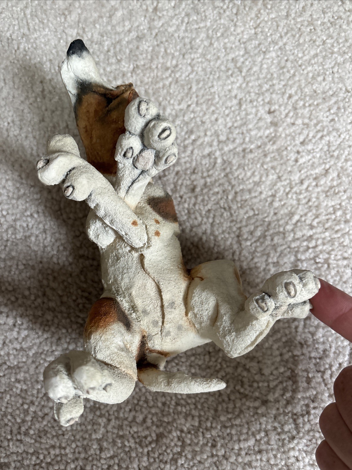 A Breed Apart Cute JACK RUSSELL LYING FIGURINE #70037 Country Artists 2003