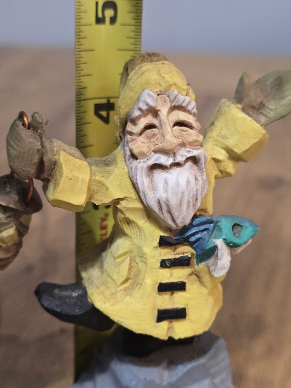 Vtg 1995 David Frykman The Lighthouse Keeper Fisherman Figurine Nautical 4.5″H