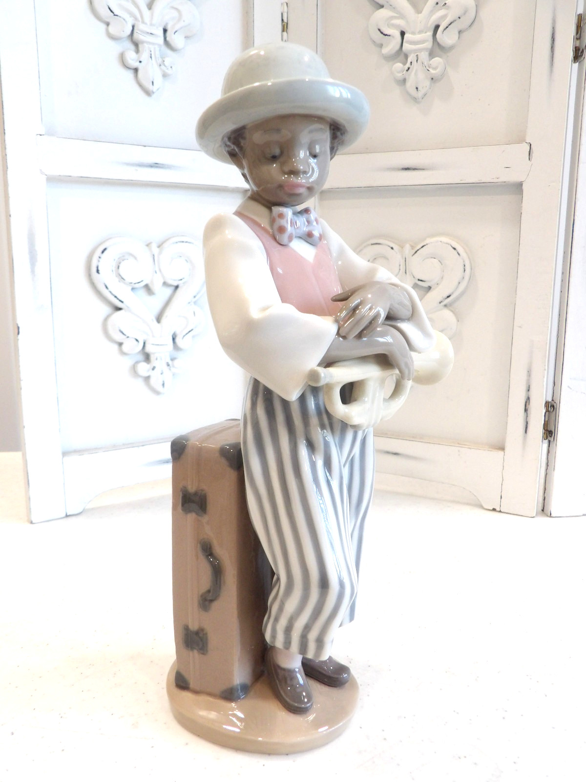 1991 Lladro Black Legacy Porcelain Figurine~#5832 Jazz Band Horn Player~Retired