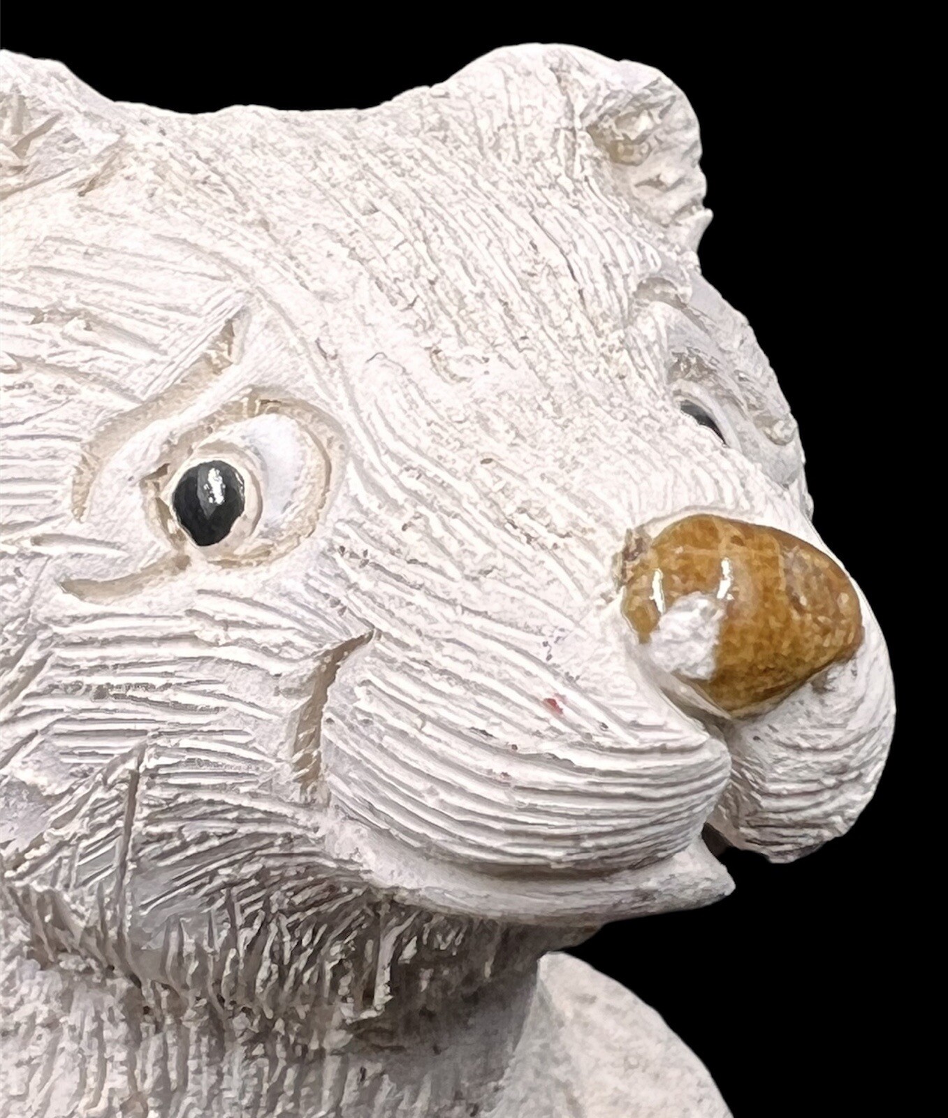 Rare Vintage Ice Skating Polar Bear Figurine Artesania Rinconada Retired 4.5”